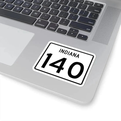 Indiana 140 (Indiana) (Road Sign) STICKER Vinyl Kiss-Cut Decal - The Sticker Space