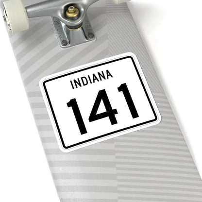 Indiana 141 (Indiana) (Road Sign) STICKER Vinyl Kiss-Cut Decal - The Sticker Space