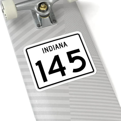Indiana 145 (Indiana) (Road Sign) STICKER Vinyl Kiss-Cut Decal - The Sticker Space