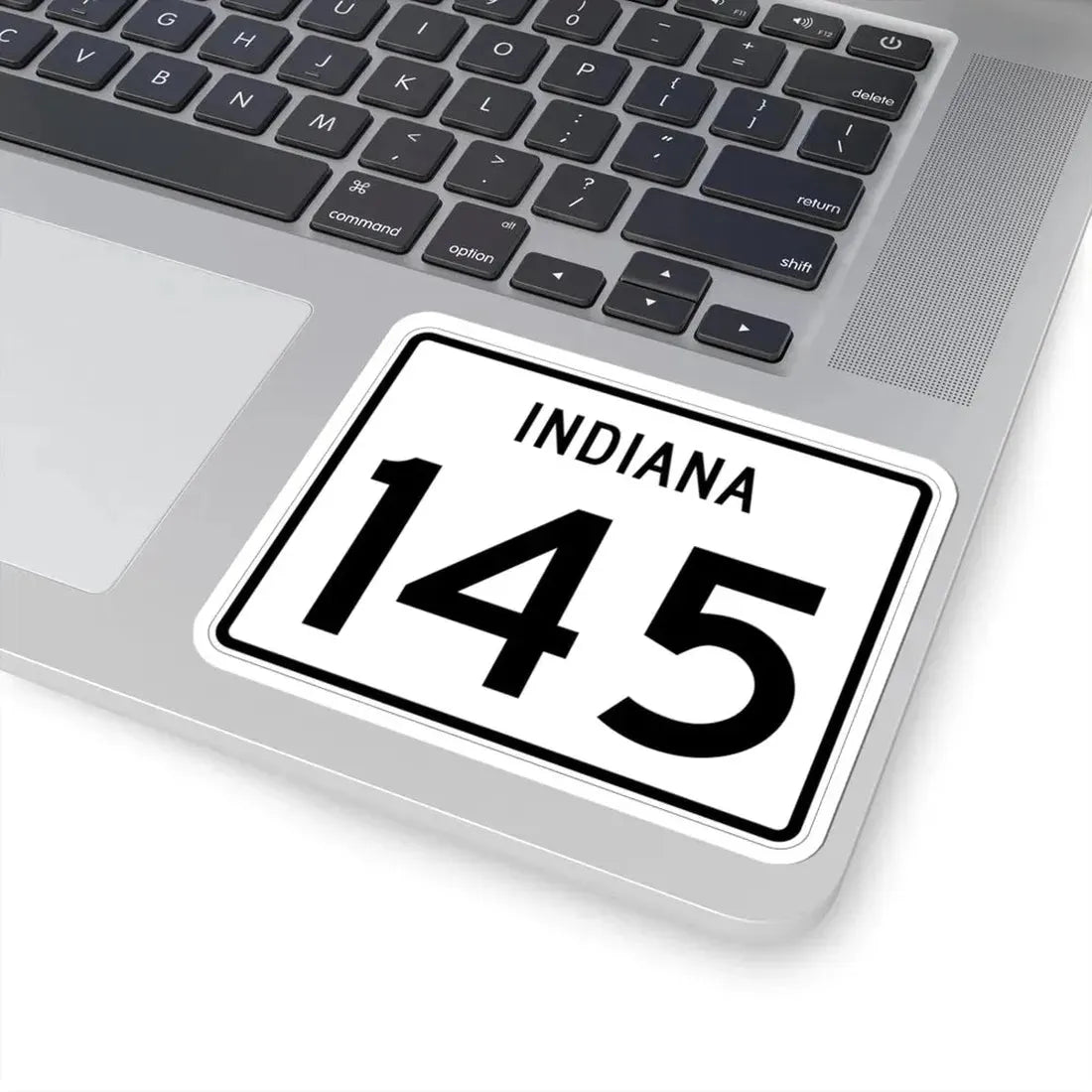 Indiana 145 (Indiana) (Road Sign) STICKER Vinyl Kiss-Cut Decal - The Sticker Space