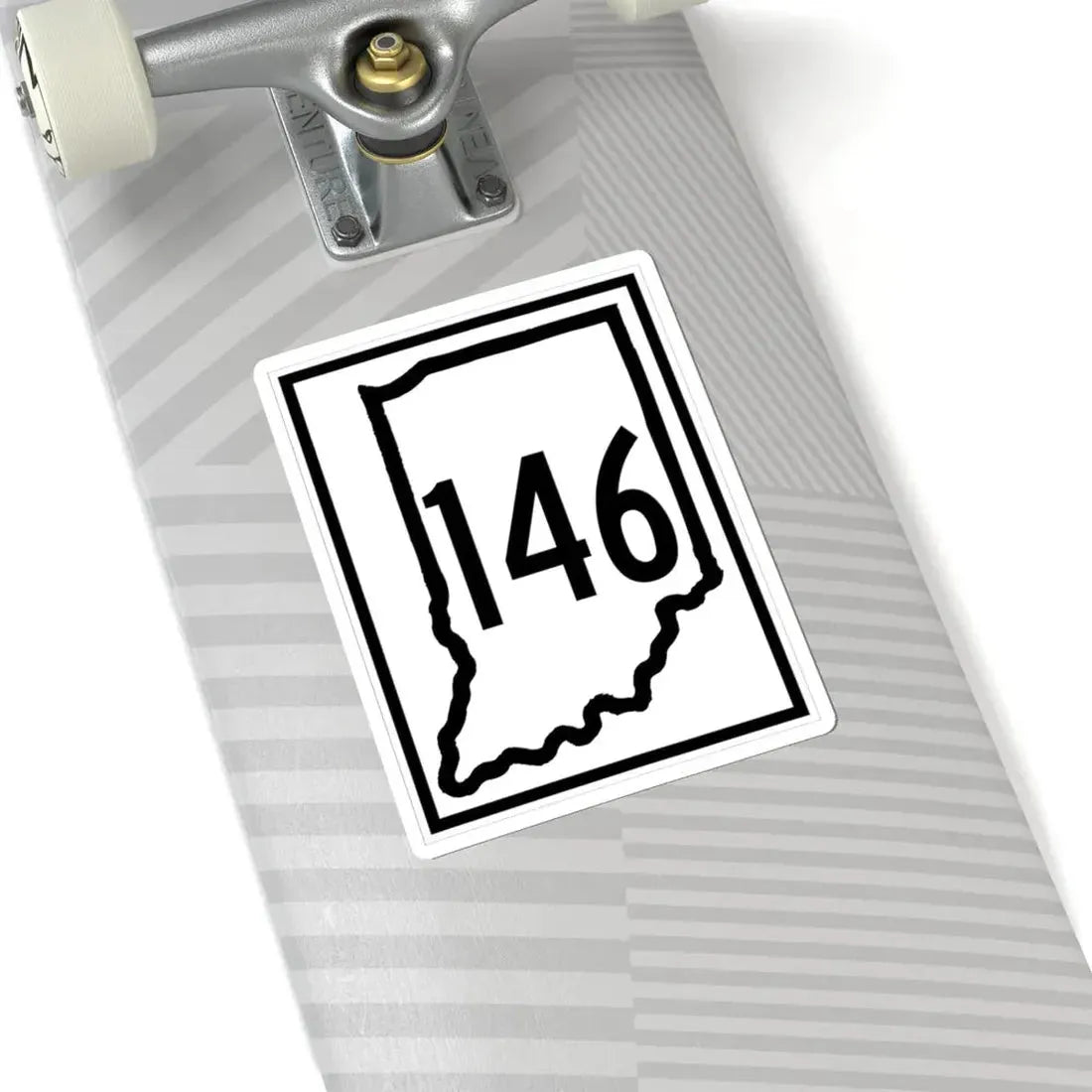 Indiana 146 1940 (Indiana) (Road Sign) STICKER Vinyl Kiss-Cut Decal - The Sticker Space