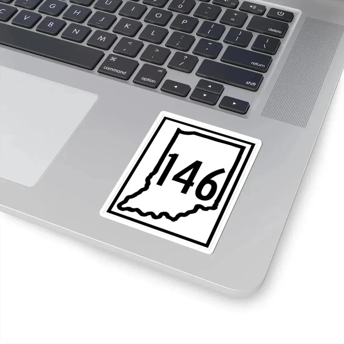 Indiana 146 1940 (Indiana) (Road Sign) STICKER Vinyl Kiss-Cut Decal - The Sticker Space