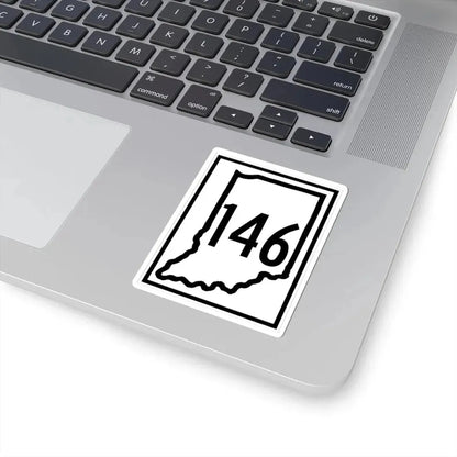 Indiana 146 1940 (Indiana) (Road Sign) STICKER Vinyl Kiss-Cut Decal - The Sticker Space
