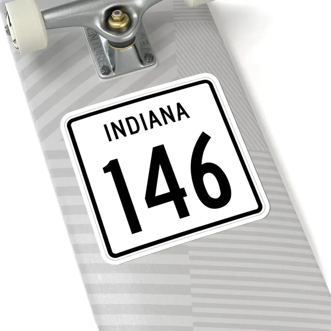 Indiana 146 1955 (Indiana) (Road Sign) STICKER Vinyl Kiss-Cut Decal - The Sticker Space