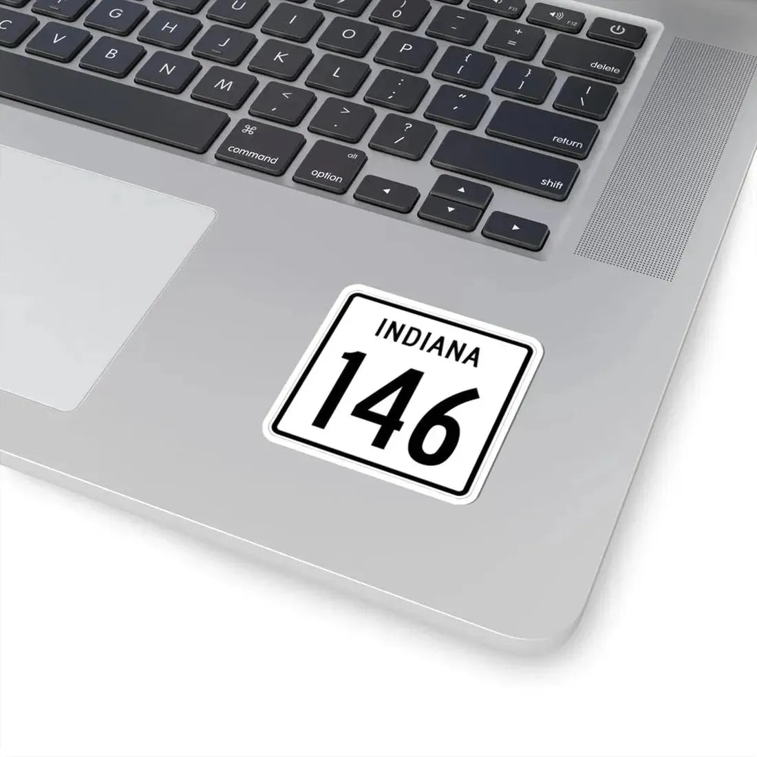 Indiana 146 1955 (Indiana) (Road Sign) STICKER Vinyl Kiss-Cut Decal - The Sticker Space