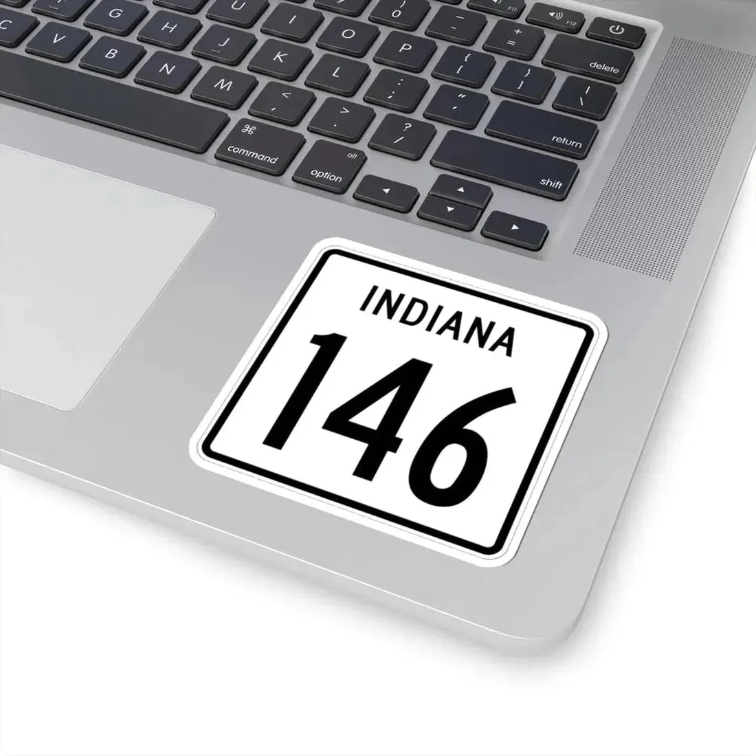 Indiana 146 1955 (Indiana) (Road Sign) STICKER Vinyl Kiss-Cut Decal - The Sticker Space