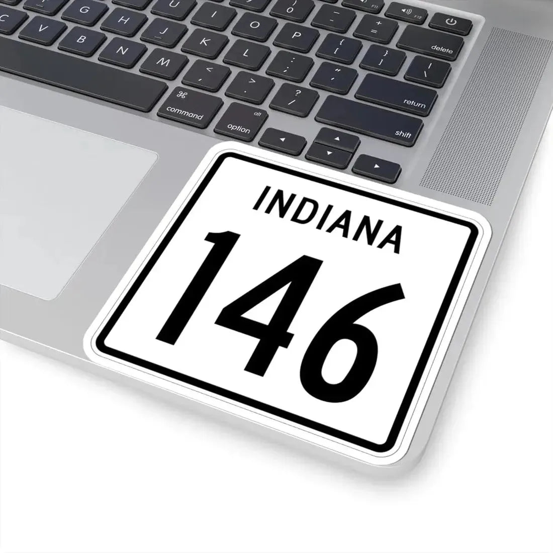 Indiana 146 1955 (Indiana) (Road Sign) STICKER Vinyl Kiss-Cut Decal - The Sticker Space