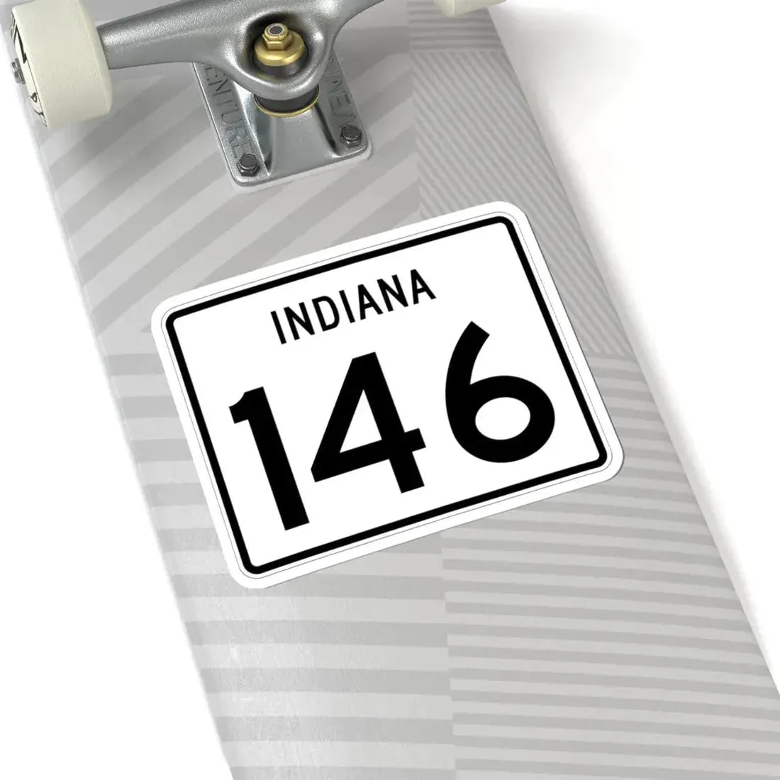 Indiana 146 (Indiana) (Road Sign) STICKER Vinyl Kiss-Cut Decal - The Sticker Space