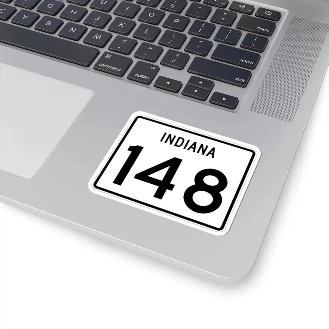 Indiana 148 (Indiana) (Road Sign) STICKER Vinyl Kiss-Cut Decal - The Sticker Space