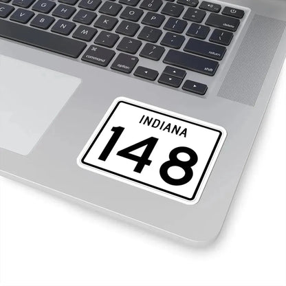 Indiana 148 (Indiana) (Road Sign) STICKER Vinyl Kiss-Cut Decal - The Sticker Space