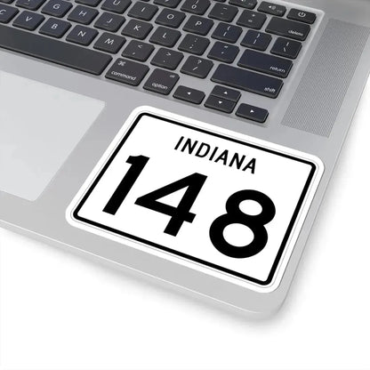 Indiana 148 (Indiana) (Road Sign) STICKER Vinyl Kiss-Cut Decal - The Sticker Space