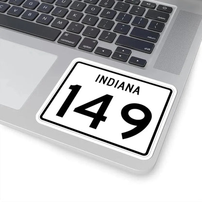 Indiana 149 (Indiana) (Road Sign) STICKER Vinyl Kiss-Cut Decal - The Sticker Space