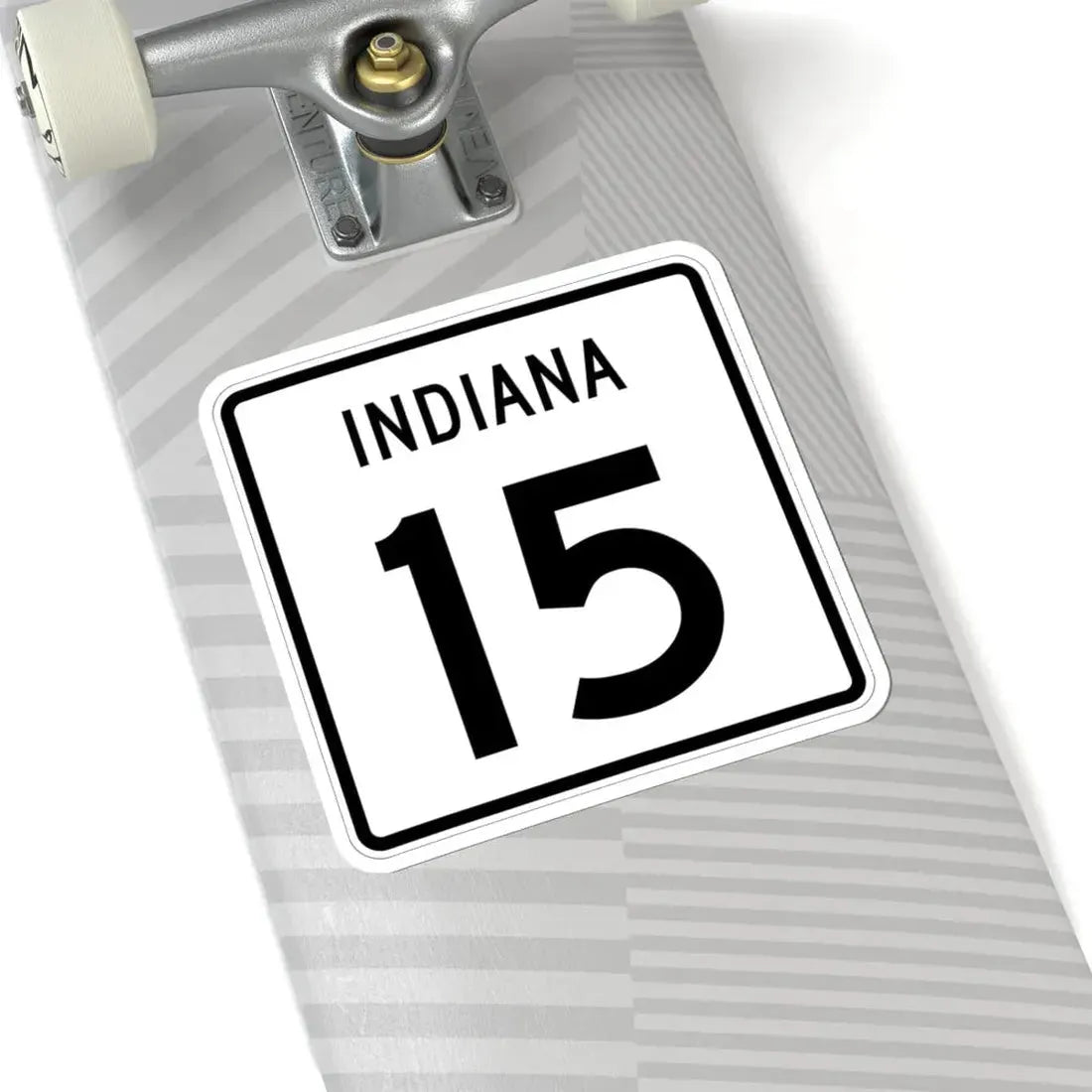 Indiana 15 (Indiana) (Road Sign) STICKER Vinyl Kiss-Cut Decal - The Sticker Space