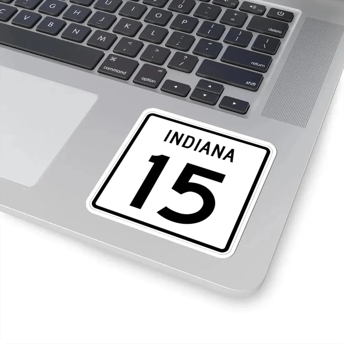 Indiana 15 (Indiana) (Road Sign) STICKER Vinyl Kiss-Cut Decal - The Sticker Space