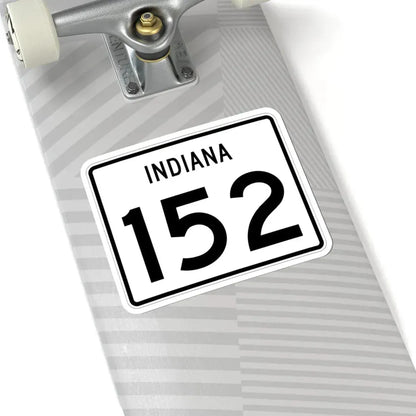 Indiana 152 (Indiana) (Road Sign) STICKER Vinyl Kiss-Cut Decal - The Sticker Space