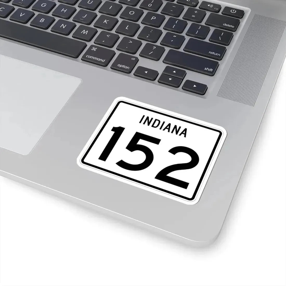 Indiana 152 (Indiana) (Road Sign) STICKER Vinyl Kiss-Cut Decal - The Sticker Space