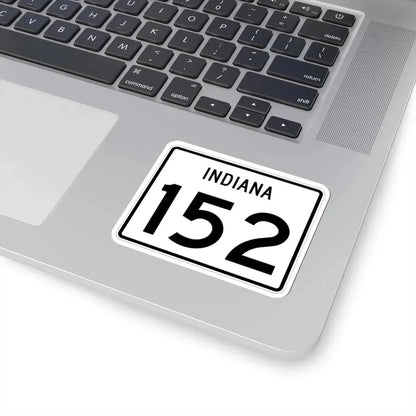 Indiana 152 (Indiana) (Road Sign) STICKER Vinyl Kiss-Cut Decal - The Sticker Space