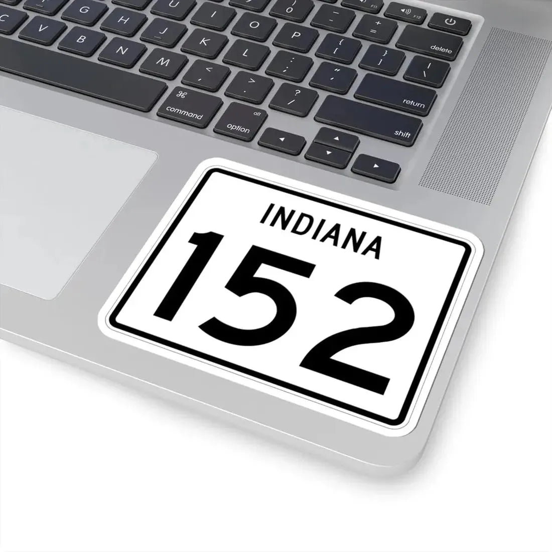 Indiana 152 (Indiana) (Road Sign) STICKER Vinyl Kiss-Cut Decal - The Sticker Space