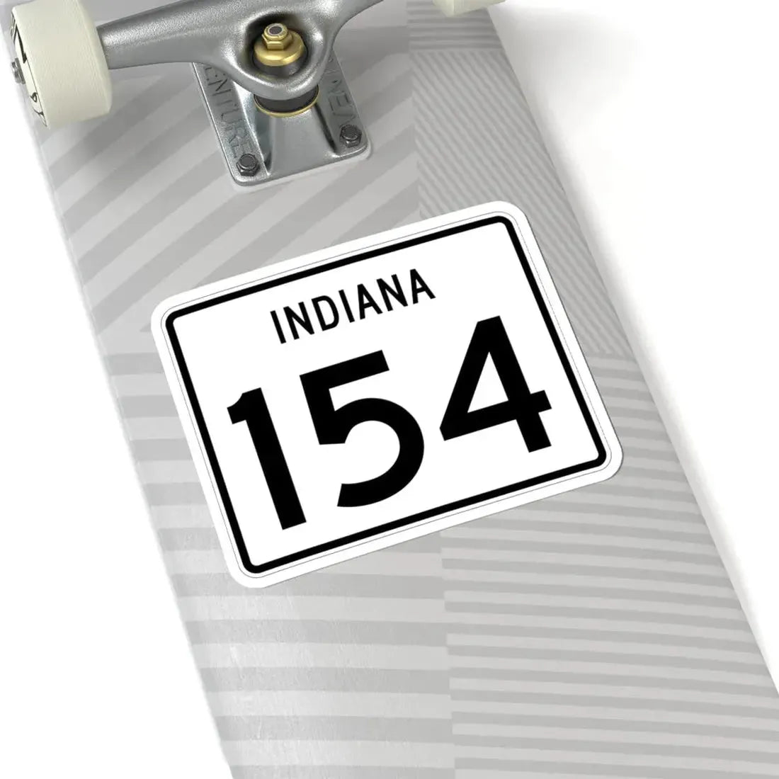 Indiana 154 (Indiana) (Road Sign) STICKER Vinyl Kiss-Cut Decal - The Sticker Space