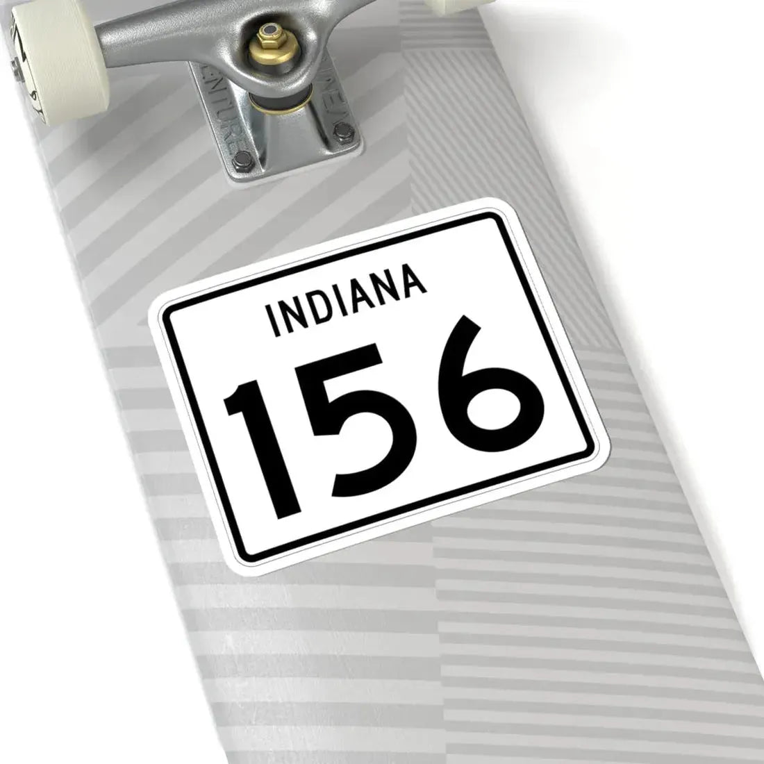 Indiana 156 (Indiana) (Road Sign) STICKER Vinyl Kiss-Cut Decal - The Sticker Space
