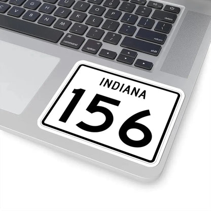 Indiana 156 (Indiana) (Road Sign) STICKER Vinyl Kiss-Cut Decal - The Sticker Space