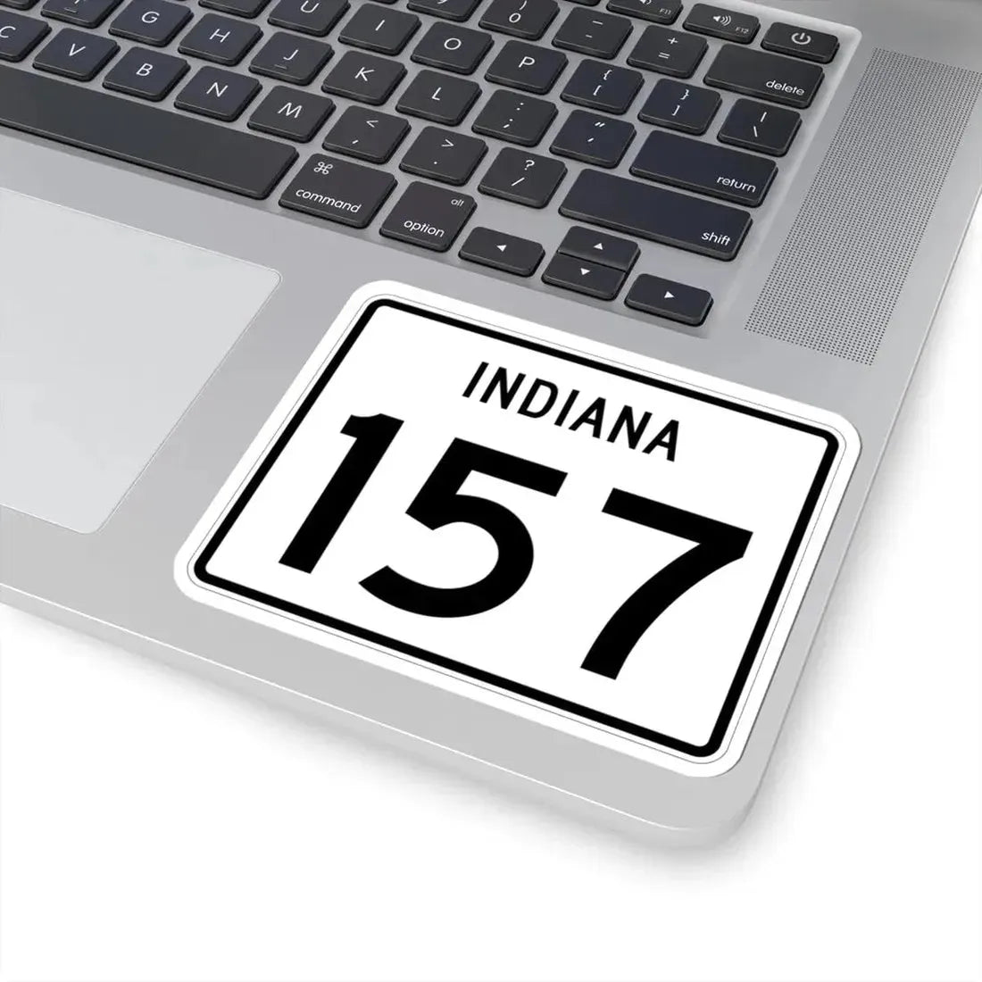 Indiana 157 (Indiana) (Road Sign) STICKER Vinyl Kiss-Cut Decal - The Sticker Space