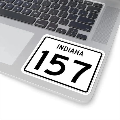 Indiana 157 (Indiana) (Road Sign) STICKER Vinyl Kiss-Cut Decal - The Sticker Space