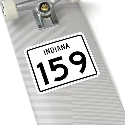 Indiana 159 (Indiana) (Road Sign) STICKER Vinyl Kiss-Cut Decal - The Sticker Space