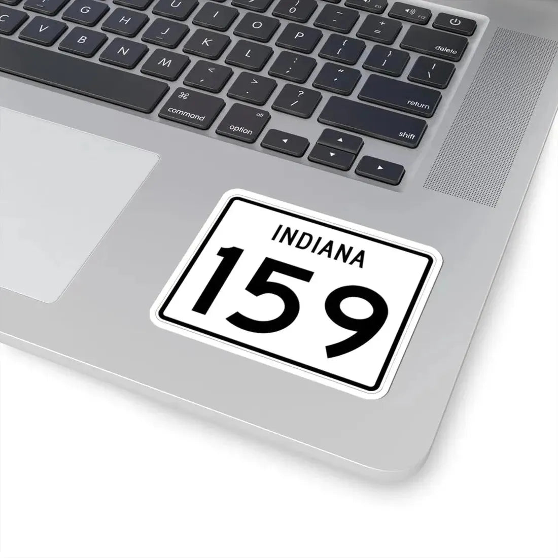 Indiana 159 (Indiana) (Road Sign) STICKER Vinyl Kiss-Cut Decal - The Sticker Space