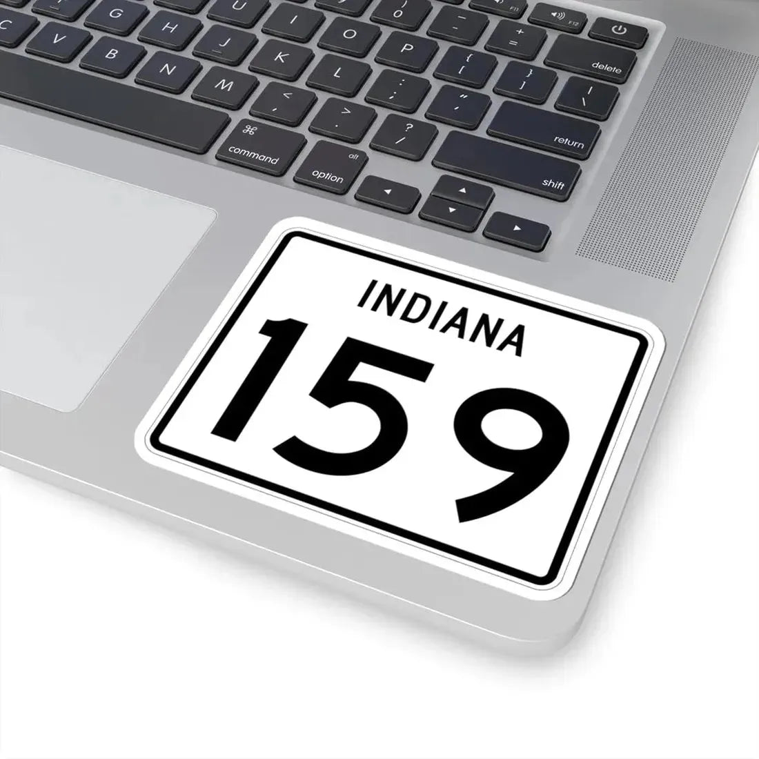 Indiana 159 (Indiana) (Road Sign) STICKER Vinyl Kiss-Cut Decal - The Sticker Space