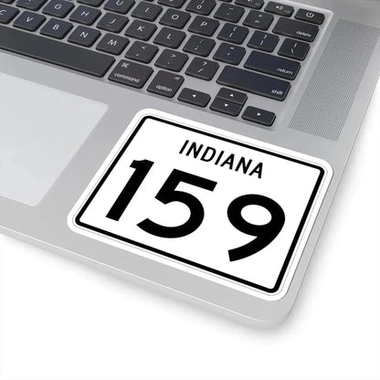 Indiana 159 (Indiana) (Road Sign) STICKER Vinyl Kiss-Cut Decal - The Sticker Space