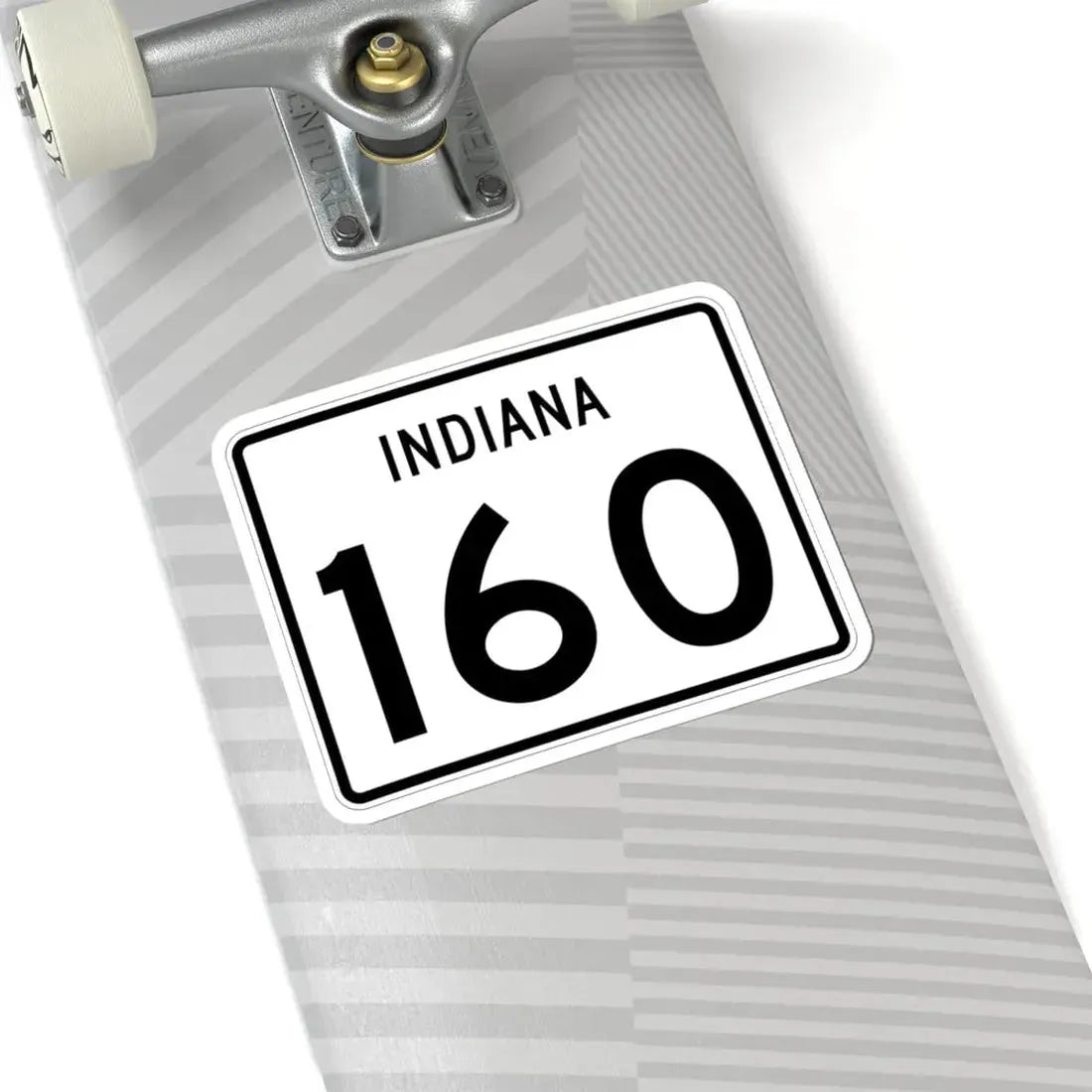 Indiana 160 (Indiana) (Road Sign) STICKER Vinyl Kiss-Cut Decal - The Sticker Space