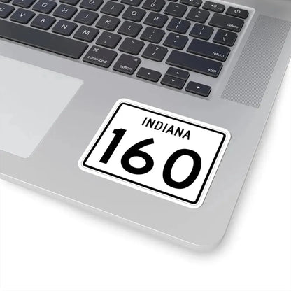 Indiana 160 (Indiana) (Road Sign) STICKER Vinyl Kiss-Cut Decal - The Sticker Space