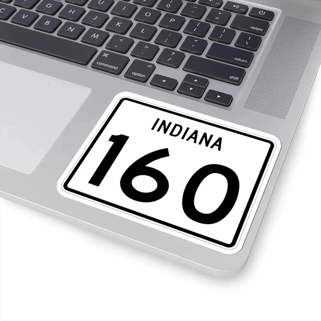 Indiana 160 (Indiana) (Road Sign) STICKER Vinyl Kiss-Cut Decal - The Sticker Space