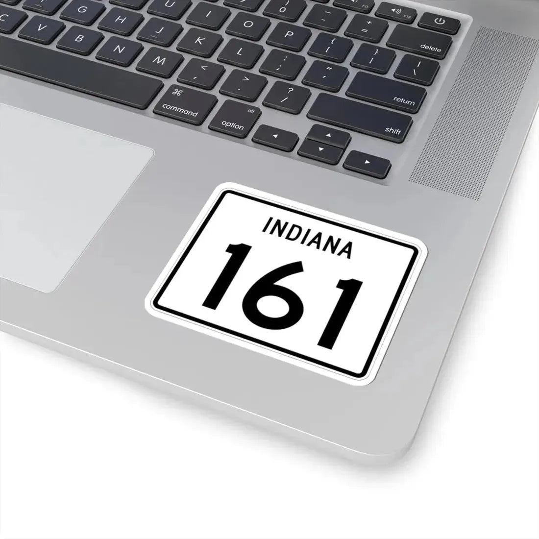 Indiana 161 (Indiana) (Road Sign) STICKER Vinyl Kiss-Cut Decal - The Sticker Space