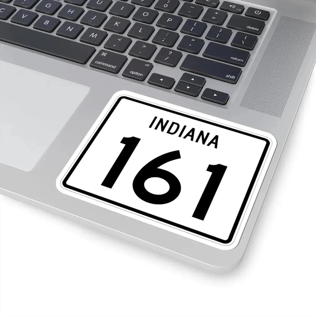 Indiana 161 (Indiana) (Road Sign) STICKER Vinyl Kiss-Cut Decal - The Sticker Space