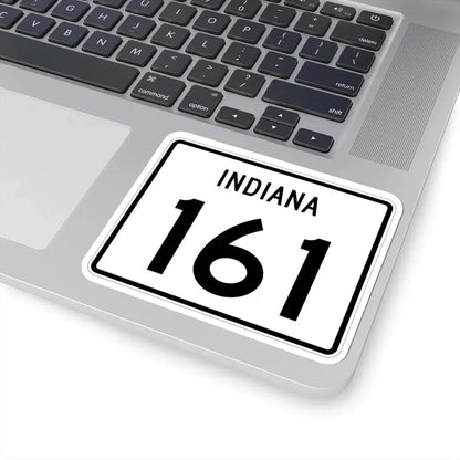 Indiana 161 (Indiana) (Road Sign) STICKER Vinyl Kiss-Cut Decal - The Sticker Space