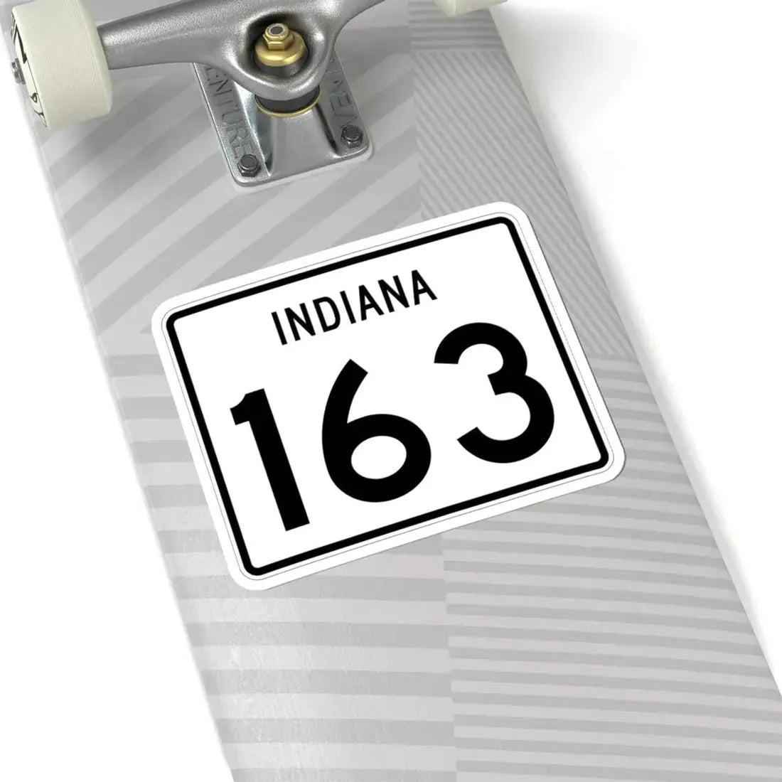 Indiana 163 (Indiana) (Road Sign) STICKER Vinyl Kiss-Cut Decal - The Sticker Space
