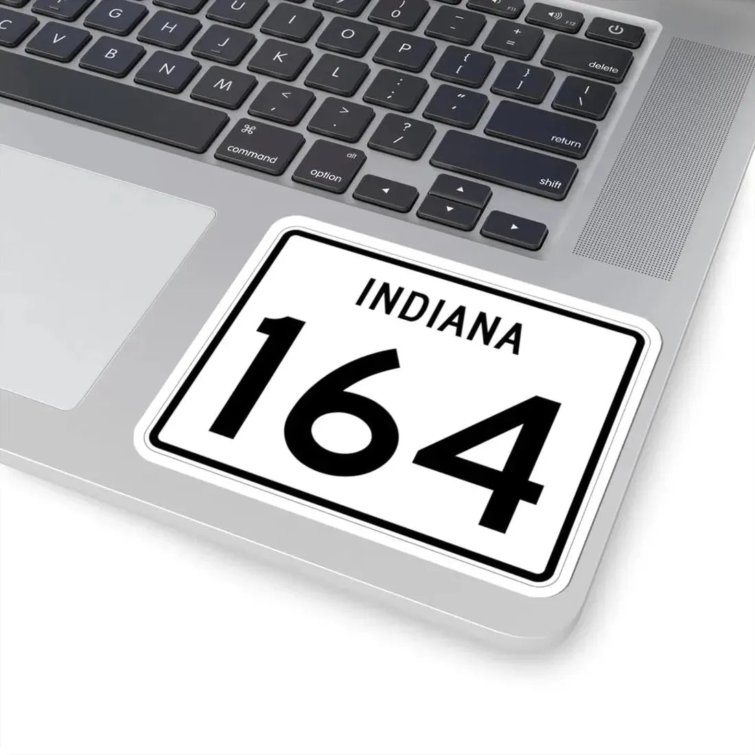 Indiana 164 (Indiana) (Road Sign) STICKER Vinyl Kiss-Cut Decal - The Sticker Space