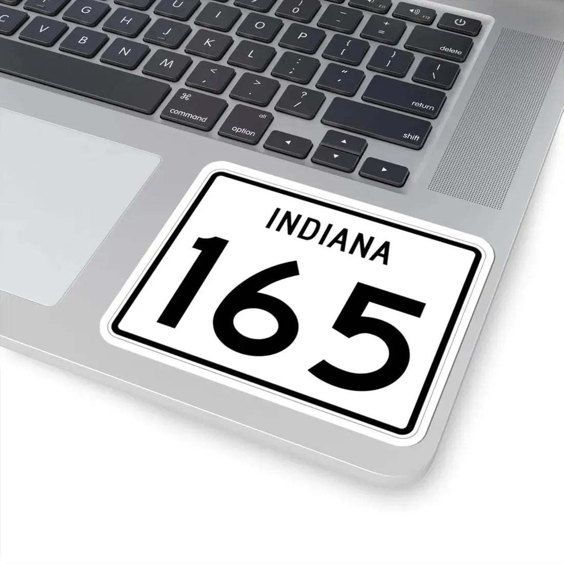 Indiana 165 (Indiana) (Road Sign) STICKER Vinyl Kiss-Cut Decal - The Sticker Space