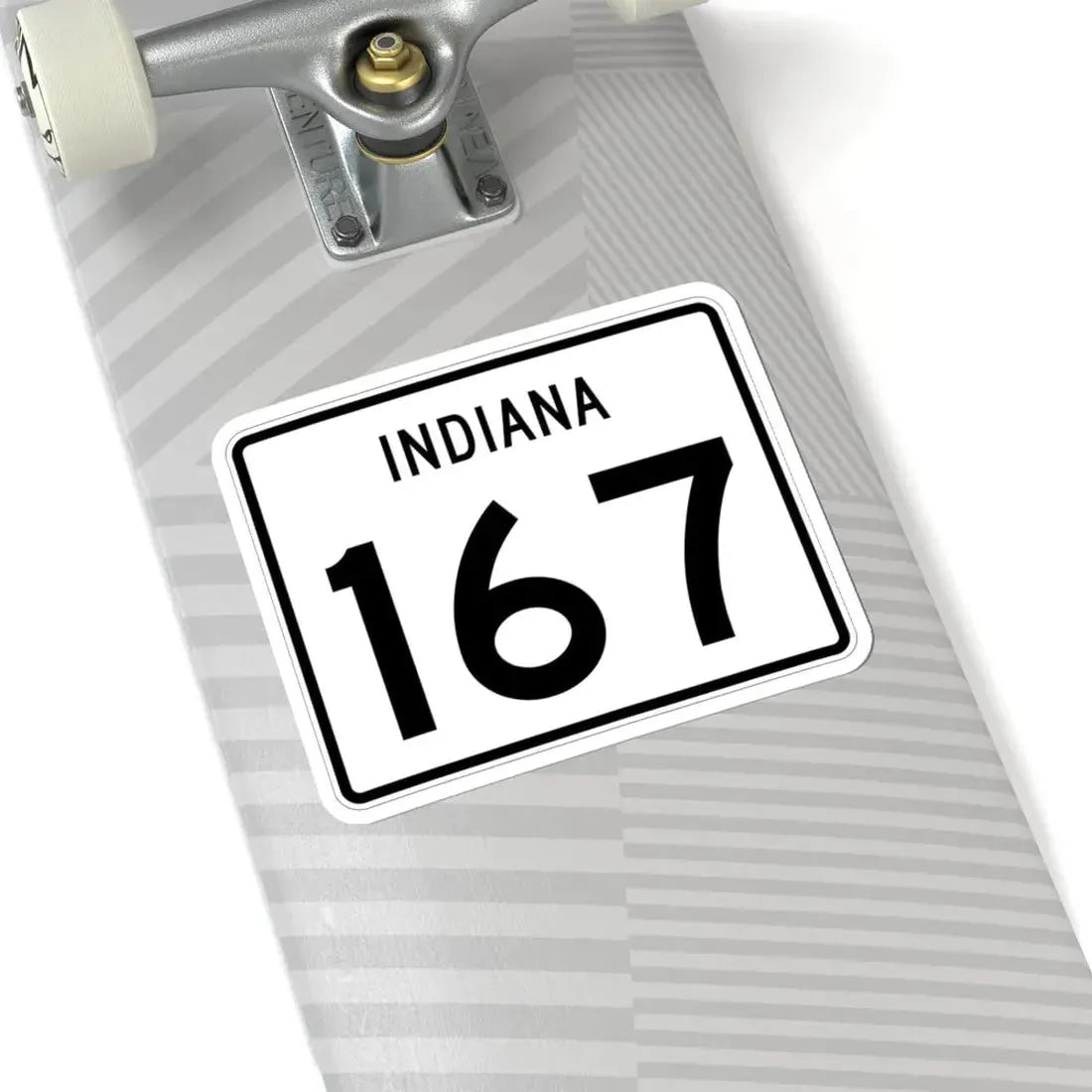Indiana 167 (Indiana) (Road Sign) STICKER Vinyl Kiss-Cut Decal - The Sticker Space
