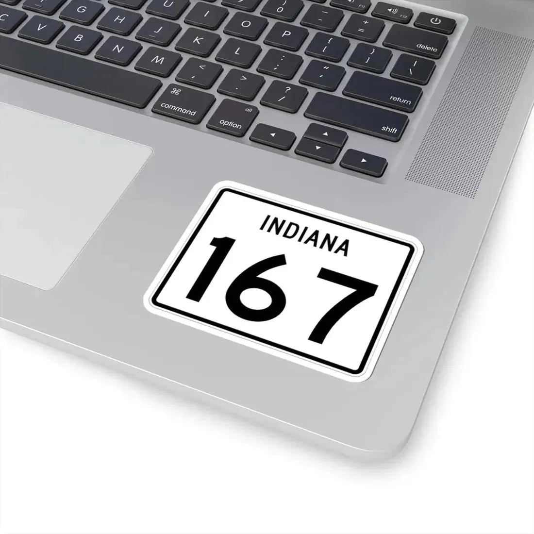 Indiana 167 (Indiana) (Road Sign) STICKER Vinyl Kiss-Cut Decal - The Sticker Space