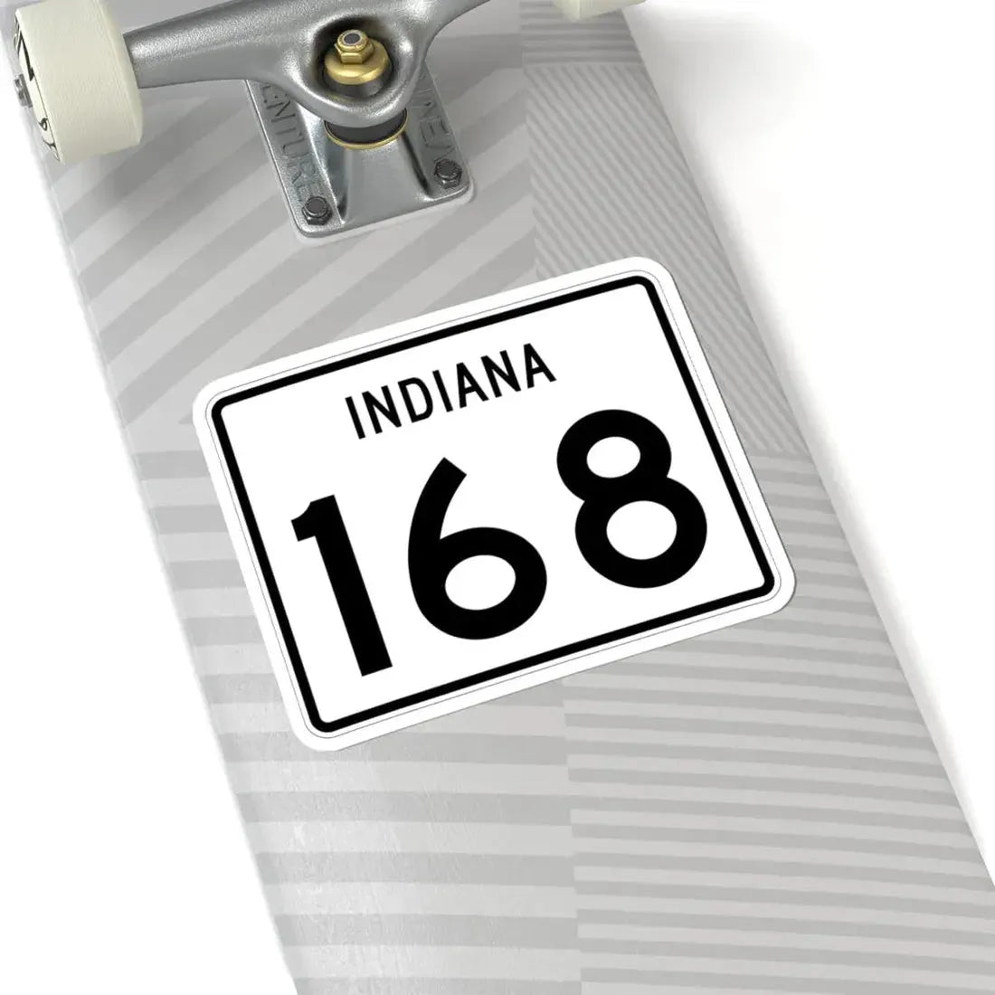 Indiana 168 (Indiana) (Road Sign) STICKER Vinyl Kiss-Cut Decal - The Sticker Space