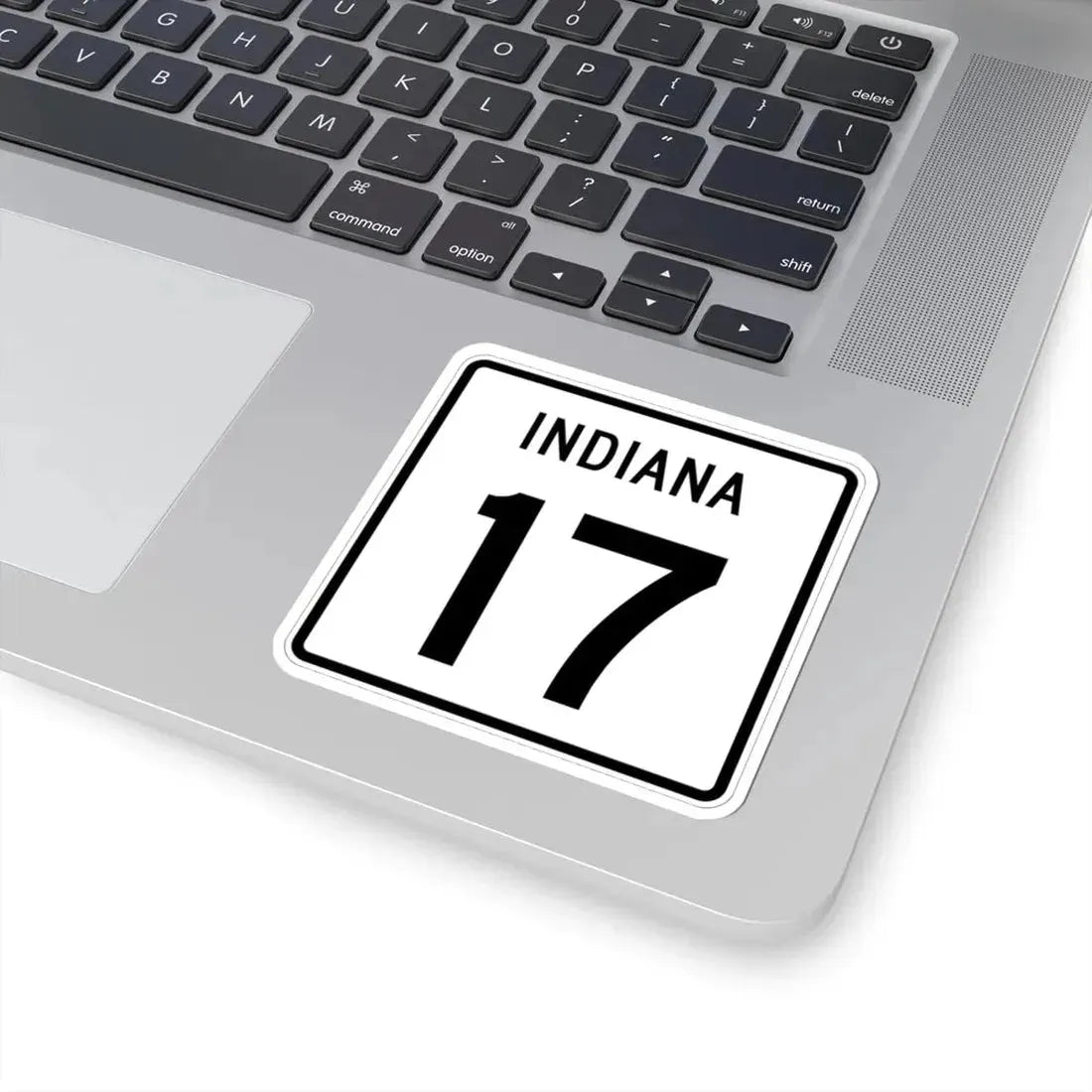 Indiana 17 (Indiana) (Road Sign) STICKER Vinyl Kiss-Cut Decal - The Sticker Space