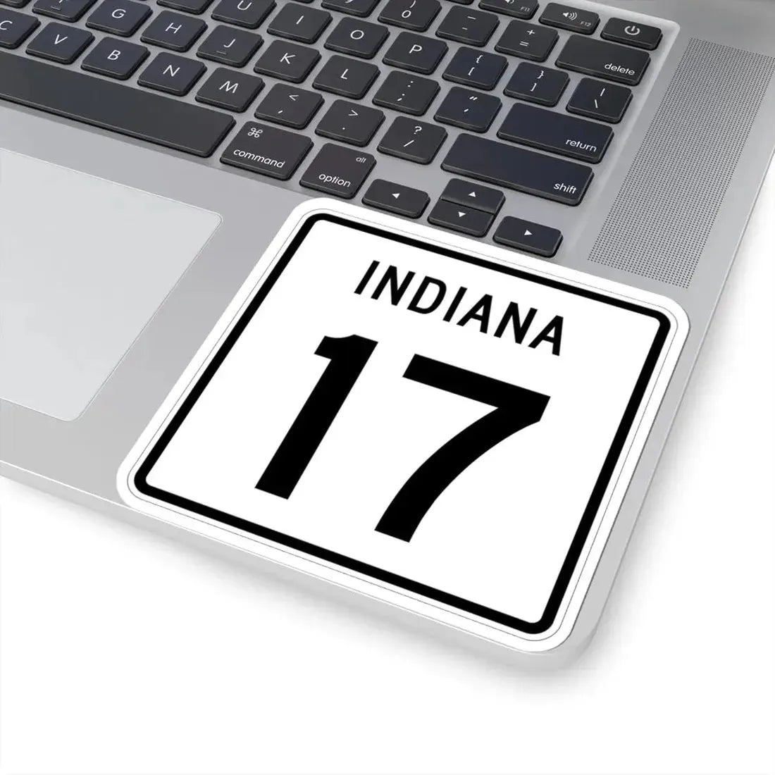 Indiana 17 (Indiana) (Road Sign) STICKER Vinyl Kiss-Cut Decal - The Sticker Space