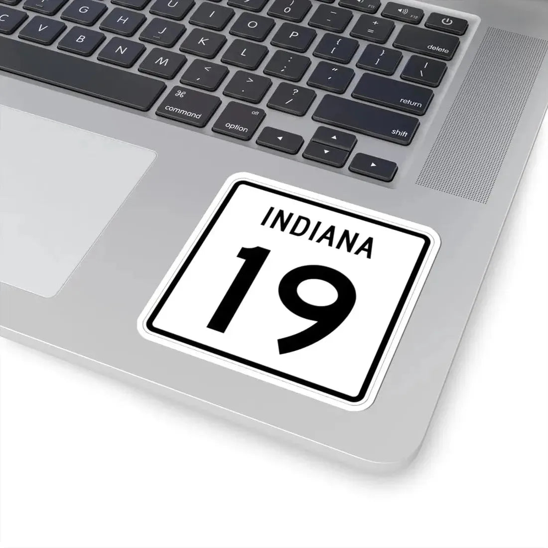 Indiana 19 (Indiana) (Road Sign) STICKER Vinyl Kiss-Cut Decal - The Sticker Space