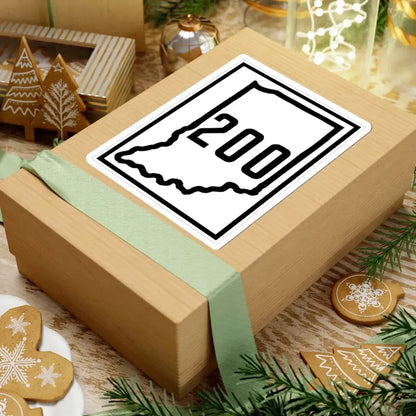 Indiana 200 1926 (Indiana) (Road Sign) STICKER Vinyl Kiss-Cut Decal - The Sticker Space