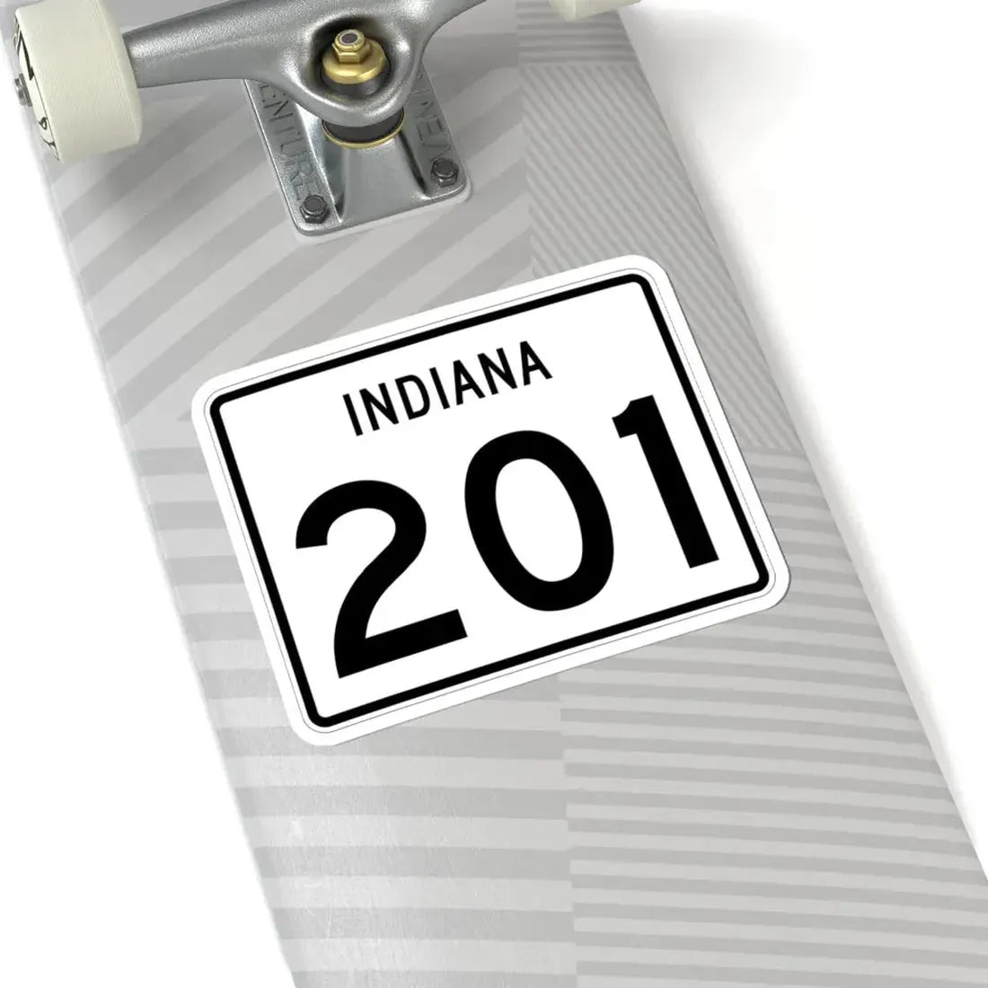 Indiana 201 (Indiana) (Road Sign) STICKER Vinyl Kiss-Cut Decal - The Sticker Space
