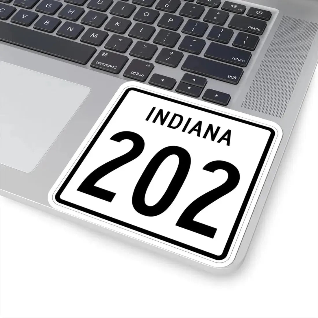 Indiana 202 1955 (Indiana) (Road Sign) STICKER Vinyl Kiss-Cut Decal - The Sticker Space
