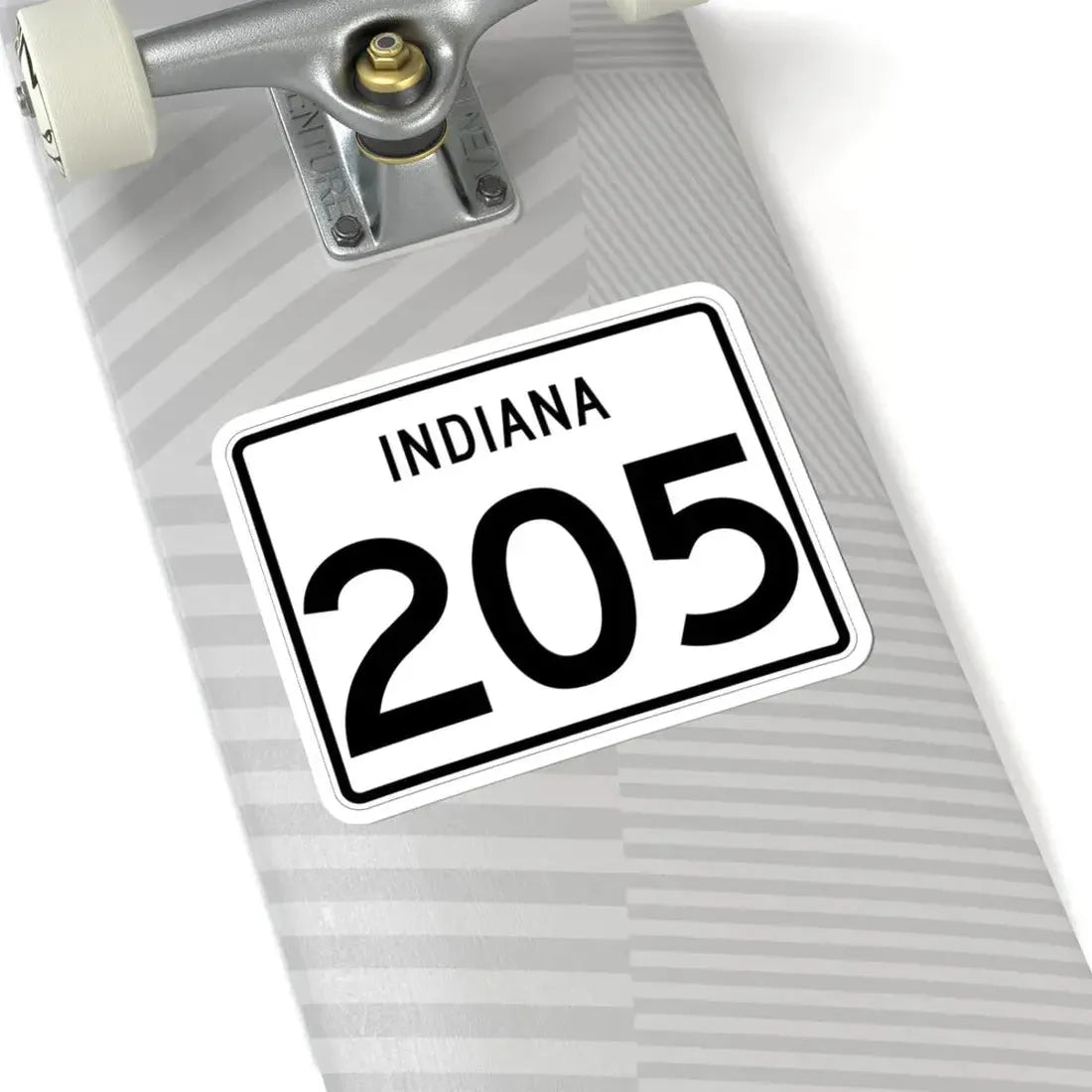 Indiana 205 (Indiana) (Road Sign) STICKER Vinyl Kiss-Cut Decal - The Sticker Space